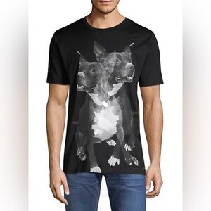 Hugo Boss - Black Graphic T-Shirt with Dog Print